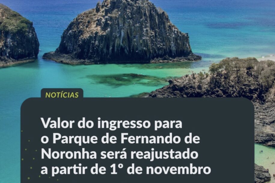INGRESSO DO PARQUE NACIONAL MARINHO TERÁ REAJUSTE A PARTIR DE 1º DE NOVEMBRO